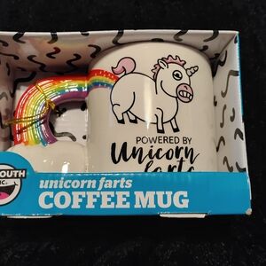 Unicorn Farts Coffee Mug with Rainbow